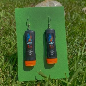 Mini Brand Edge Shave Cream Earrings